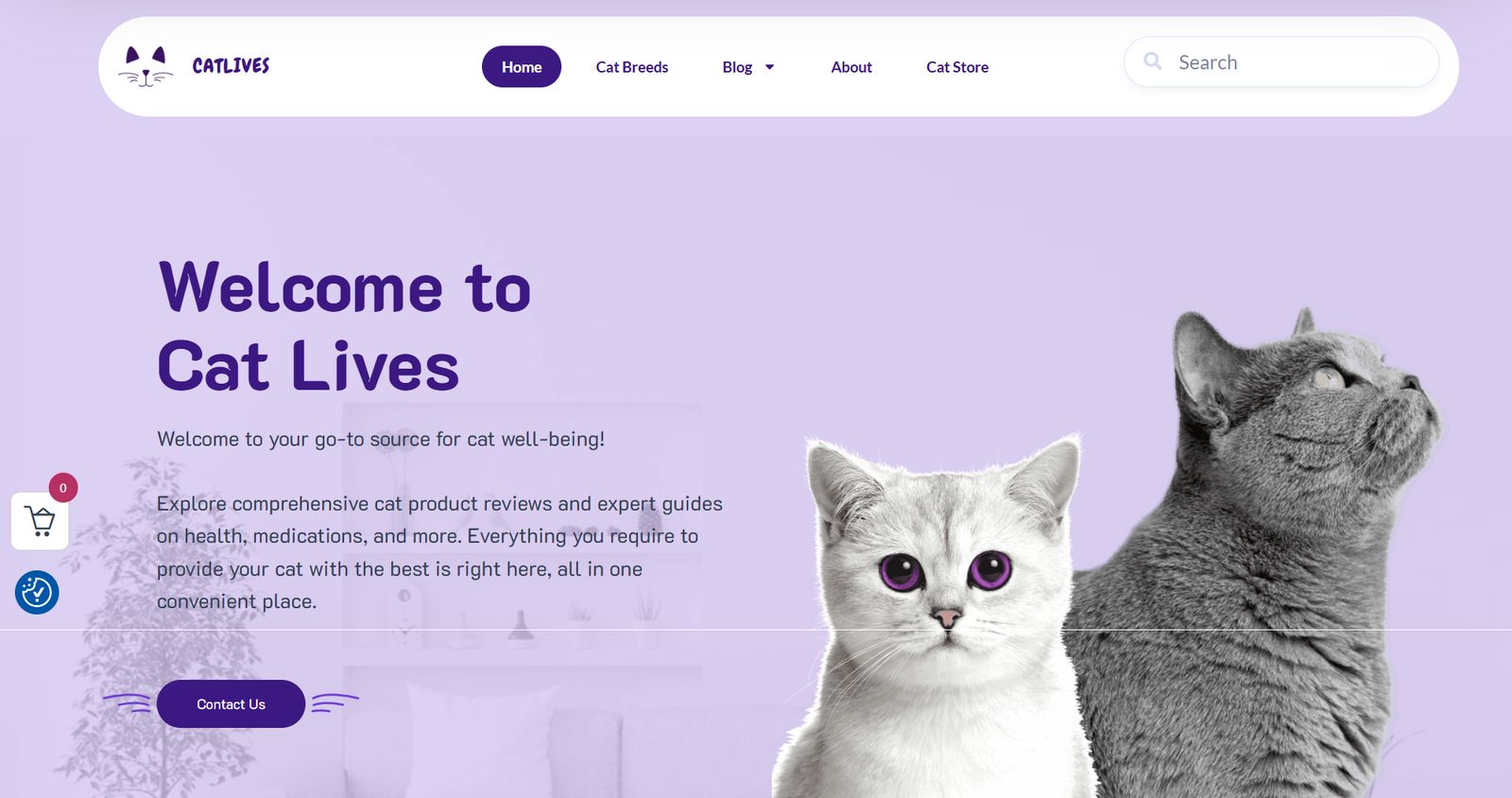 Cat Lives project presentation